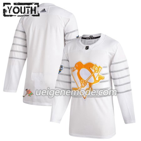 Kinder Pittsburgh Penguins Trikot Blank Weiß Adidas 2020 NHL All-Star Authentic